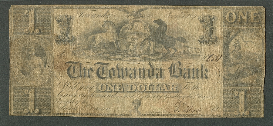 Pennsylvania, Towanda Bank, 1841 $1